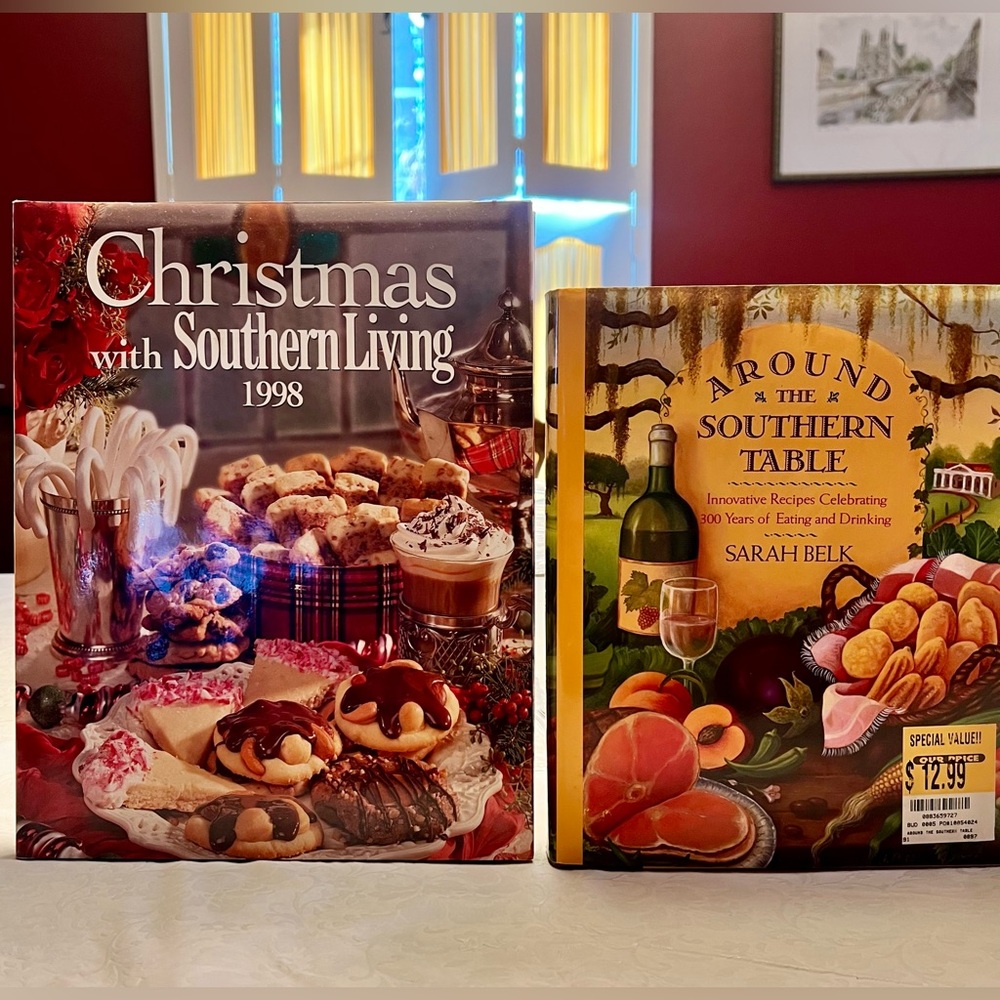 Southern Living Cookbook Set - Red and Yellow